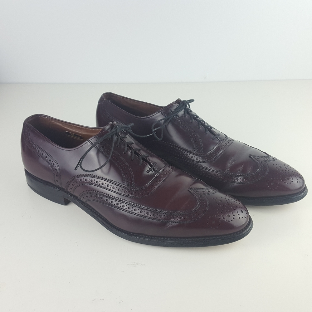 allen edmonds lloyd burgundy mens12c